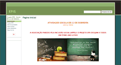 Desktop Screenshot of epis.agsobreira.org